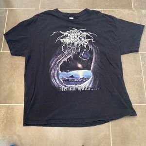 Dark throne death metal t-shirt size xl